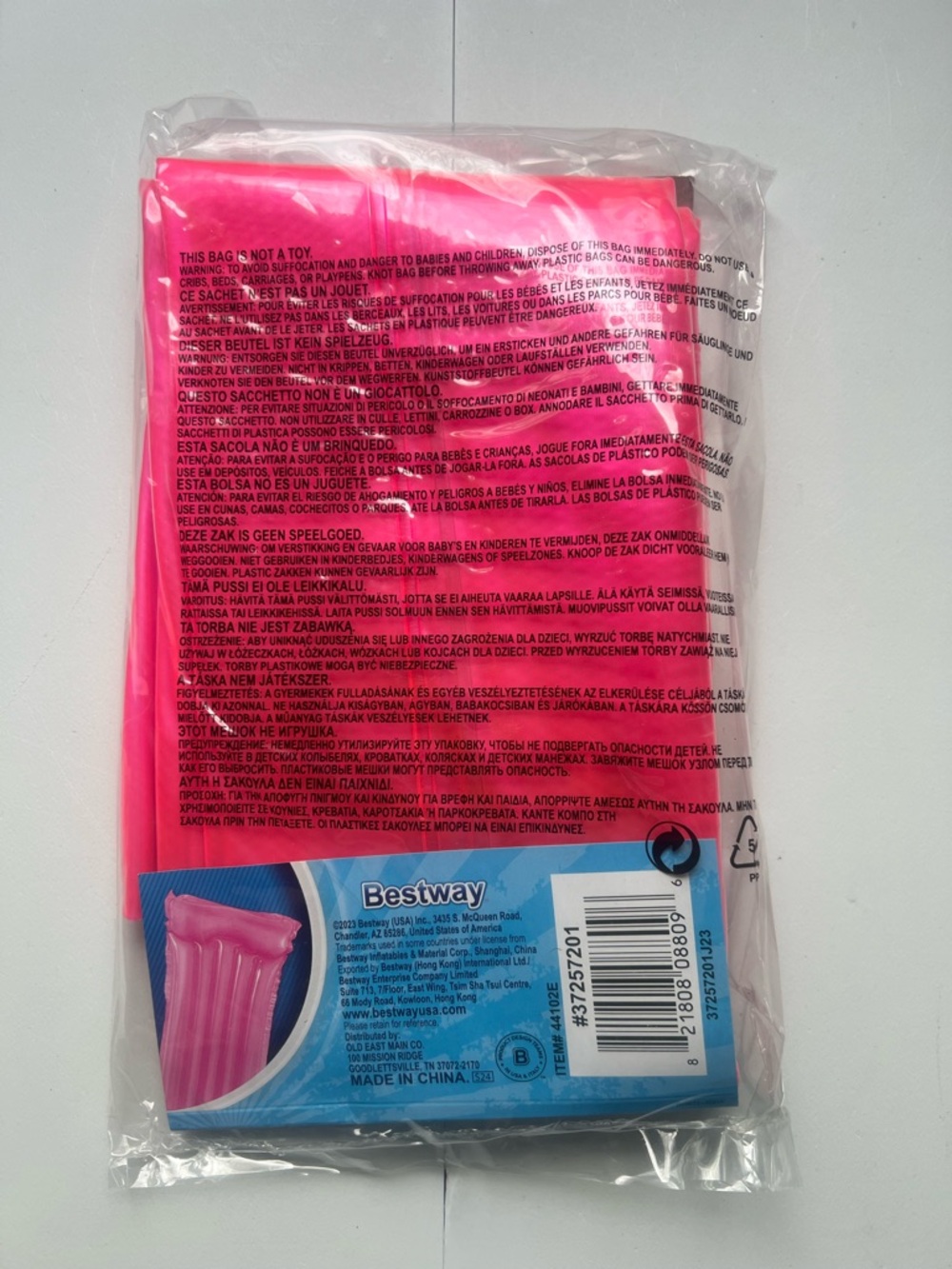 H2OGO! Deluxe Inflatable Pool Mat, Assorted - Picture 2 of 2